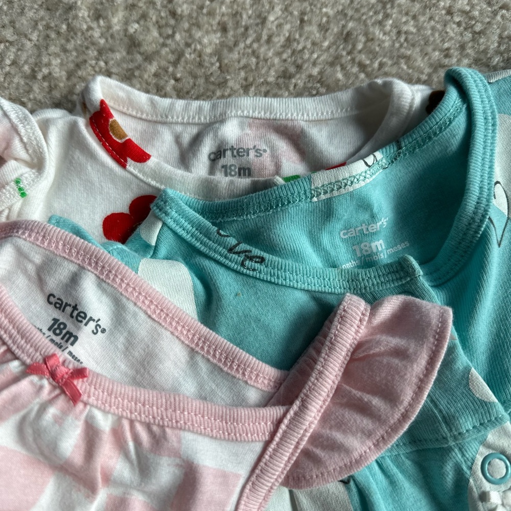 Carter’s 18month Rompers-Great Condition - Picture 7 of 8